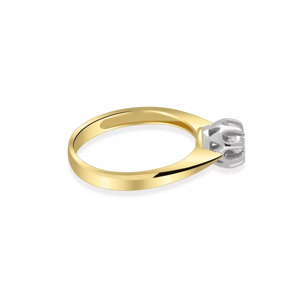 Złoty Pierścionek Z Brylantem 0,30ct RSI007