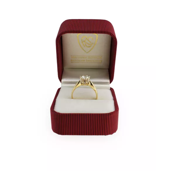 Złoty Pierścionek Z Brylantem 1,00ct RSI005