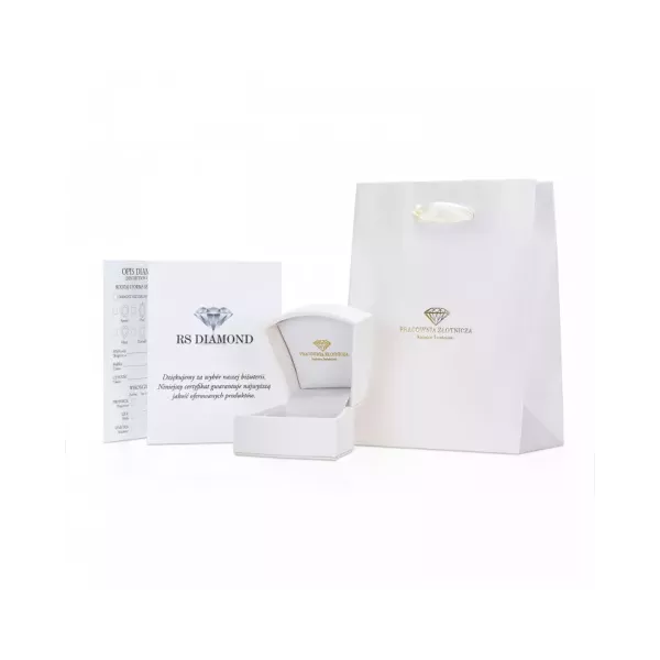 Pierścionek Z Brylantami 0,22ct RS9972