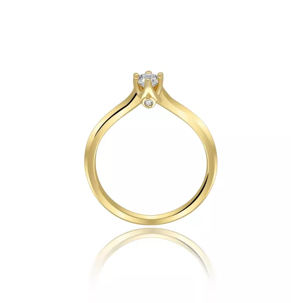 Pierścionek Z Brylantami 0,22ct RS9972