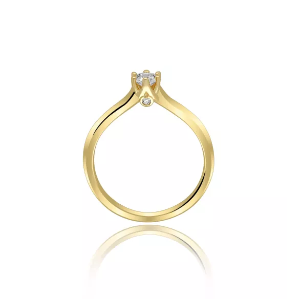 Pierścionek Z Brylantami 0,22ct RS9972