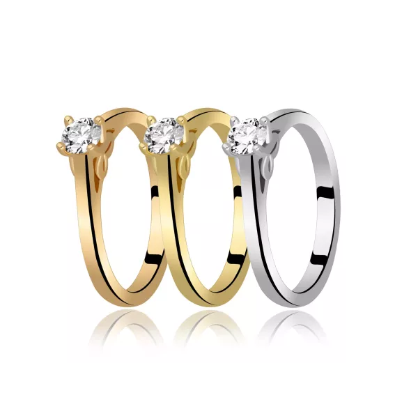 Pierścionek Z Brylantem 0,30ct RS9971