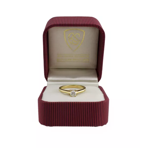 Pierścionek Z Brylantem 0,30ct RS9971