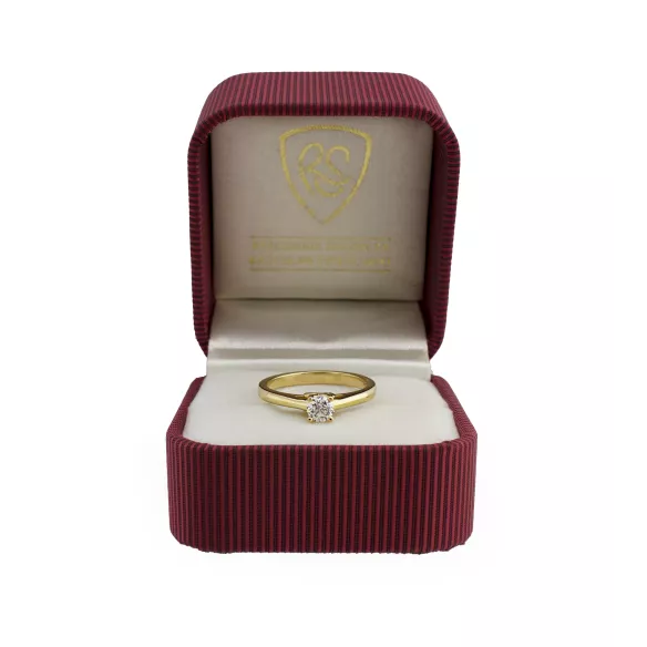 Pierścionek Z Brylantem 0,30ct RS9971