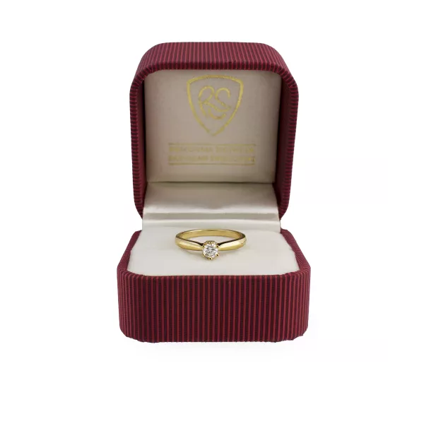 Pierścionek Z Brylantami 0,22ct RS9972