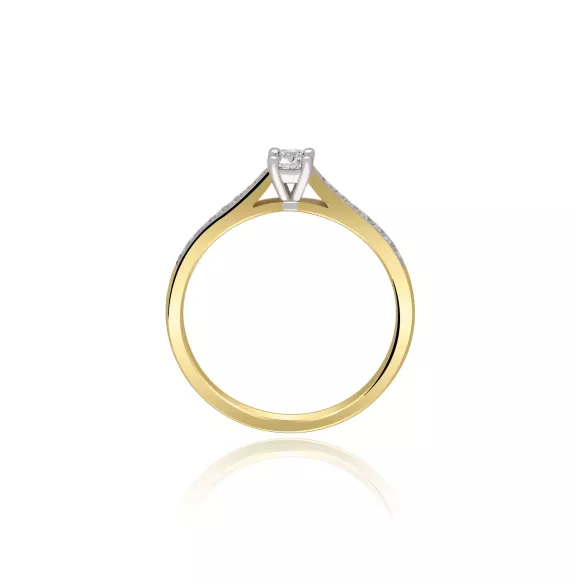 Pierścionek Złoty Z Brylantami 0,30ct RSR008