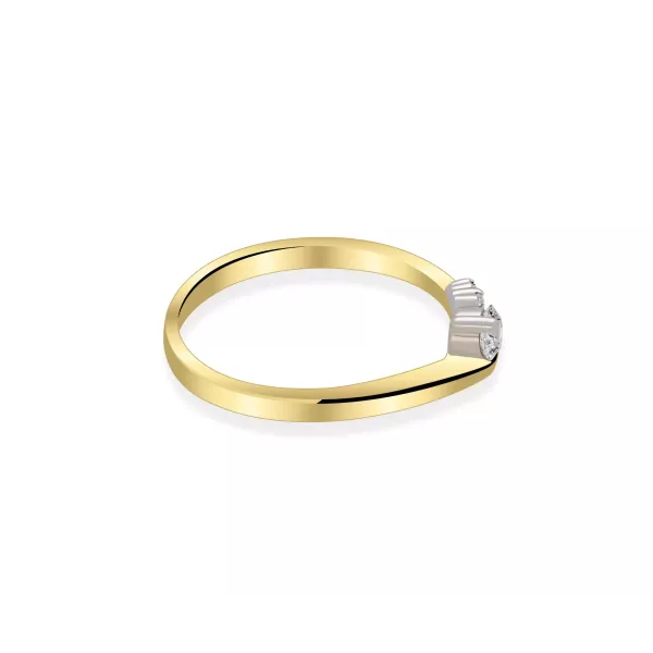 Pierścionek Złoty Z Brylantami 0,18ct RS0045BIS