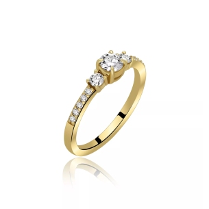Pierścionek Złoty Z Brylantami 0,50ct RS008