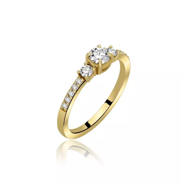 Pierścionek Złoty Z Brylantami 0,50ct RS008