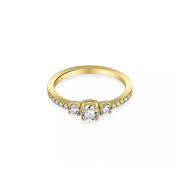 Pierścionek Złoty Z Brylantami 0,50ct RS008