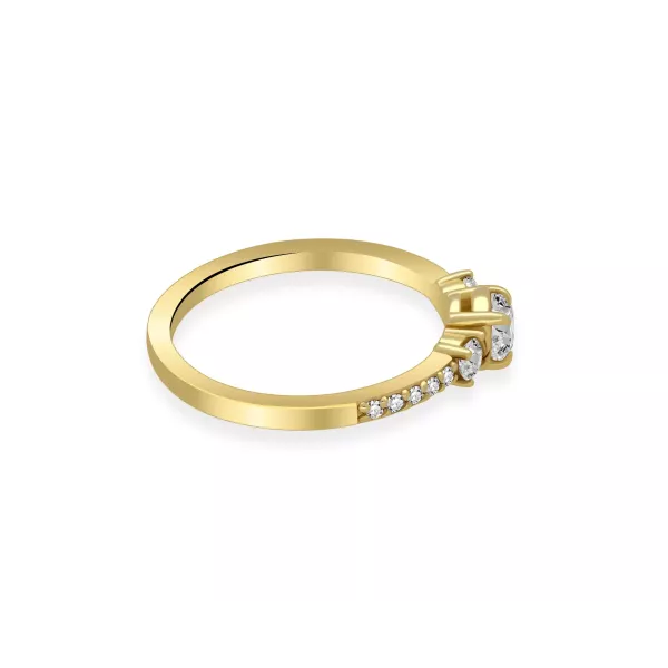 Pierścionek Złoty Z Brylantami 0,50ct RS008