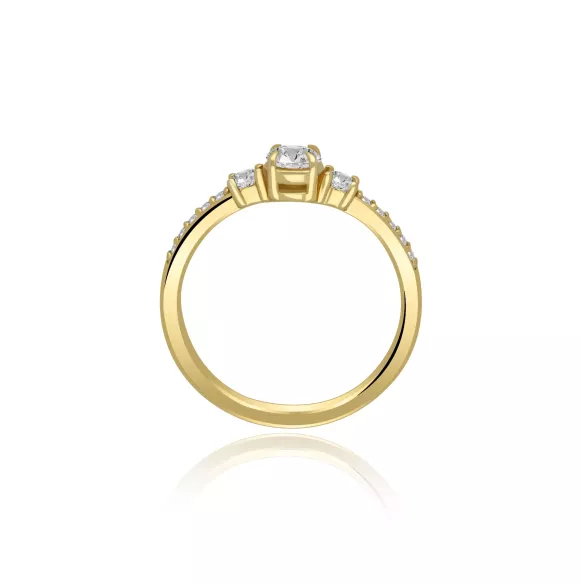 Pierścionek Złoty Z Brylantami 0,50ct RS008