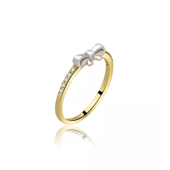 Pierścionek Złoty Z Brylantami 0,05ct RS0244