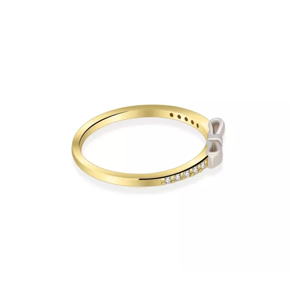 Pierścionek Złoty Z Brylantami 0,05ct RS0244