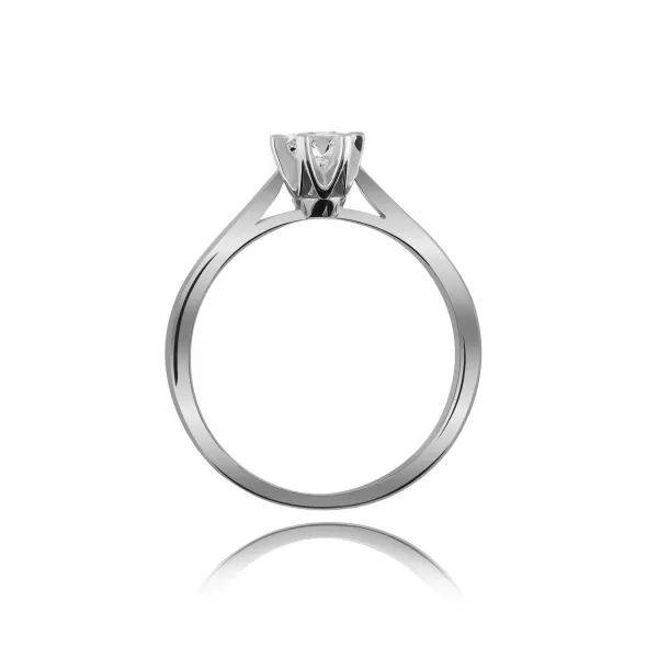 Pierścionek Zaręczynowy Z Brylantem 0,25ct RS0336