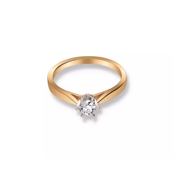 Pierścionek Zaręczynowy Z Brylantem 0,25ct RS0336