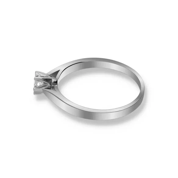 Pierścionek Złoty Z Brylantem 0,15ct RS0336