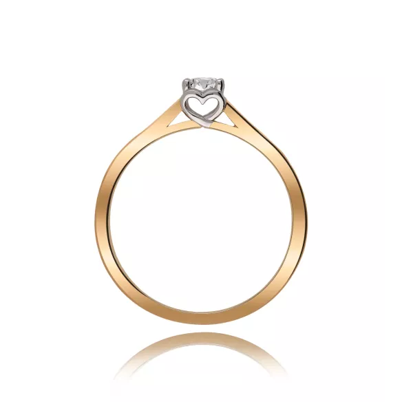 Pierścionek Złoty Z Brylantem 0,15ct RS0359BIS