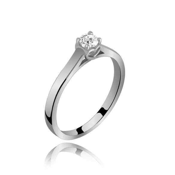 Pierścionek Złoty Z Brylantem 0,15ct RS0359BIS