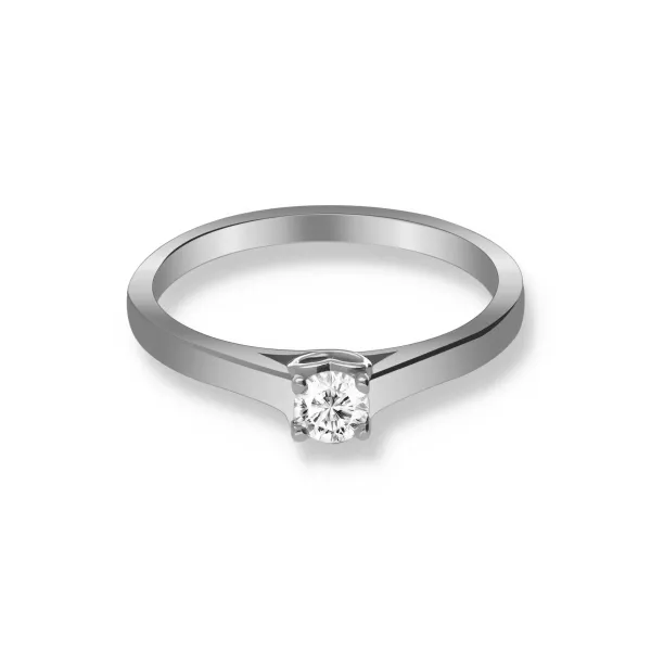 Pierścionek Złoty Z Brylantem 0,15ct RS0359BIS