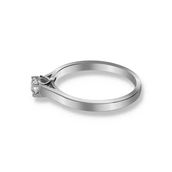 Pierścionek Złoty Z Brylantem 0,15ct RS0359BIS