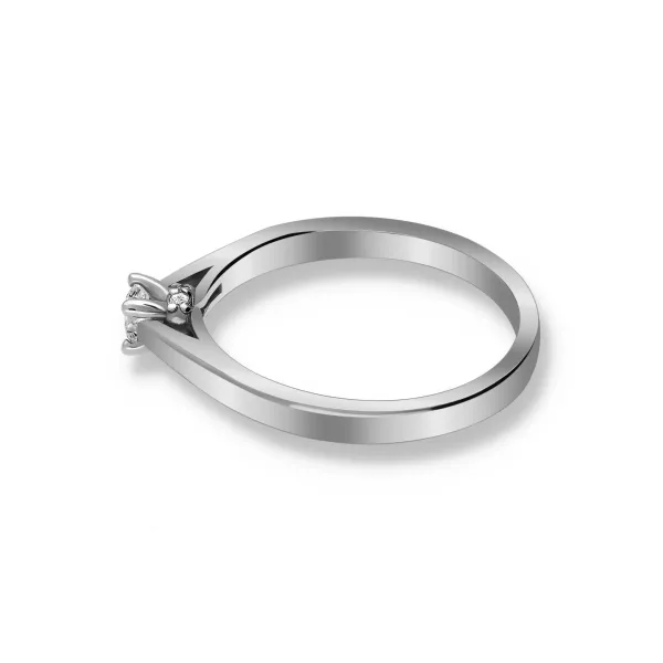 Pierścionek Złoty Z Brylantami 0,17ct RS0405