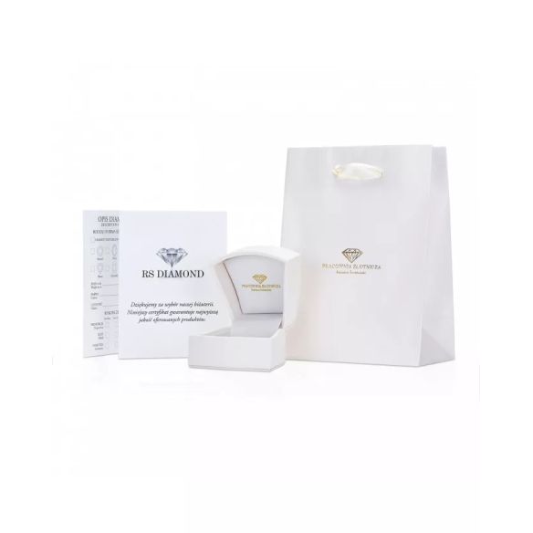 Pierścionek Złoty Z Brylantem 0,15ct RS0000