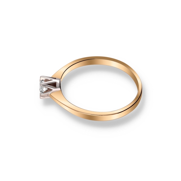 Pierścionek Złoty Z Brylantem 0,20ct RS0211