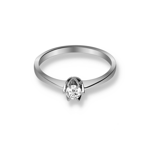 Pierścionek Złoty Z Brylantem 0,20ct RS0211