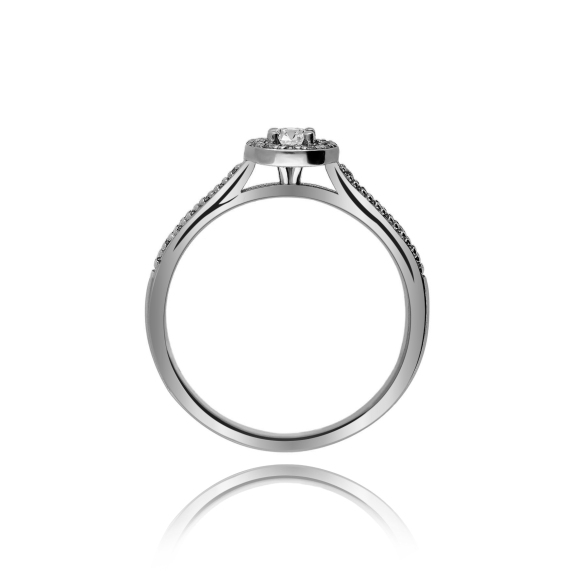 Pierścionek Złoty Z Brylantami 0,33ct RS0291