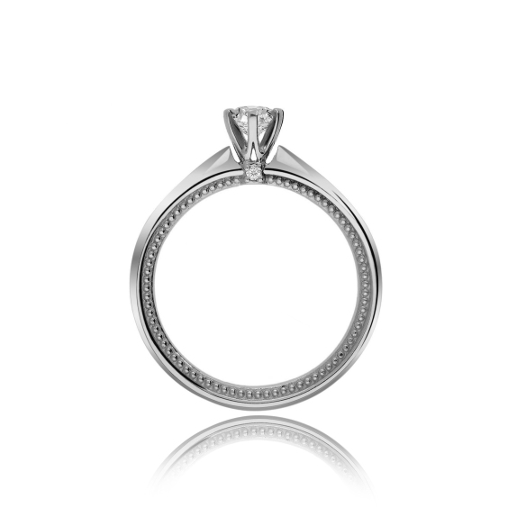 Pierścionek Złoty Z Brylantami 0,33ct RS9998