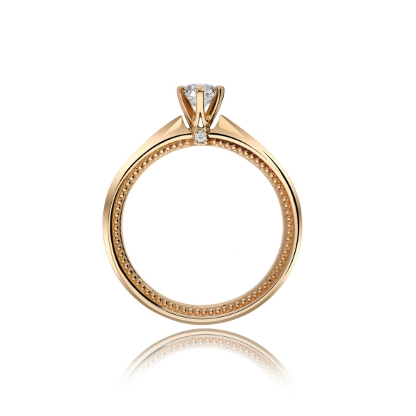 Pierścionek Złoty Z Brylantami 0,33ct RS9998