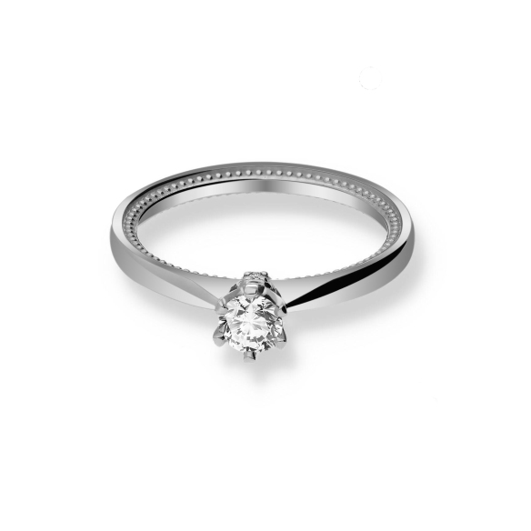 Pierścionek Złoty Z Brylantami 0,33ct RS9998