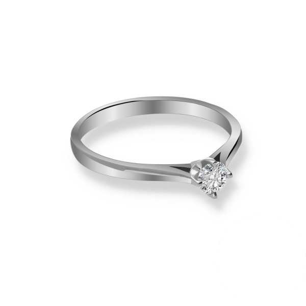 Pierścionek Złoty Z Brylantem 0,20ct RS0366