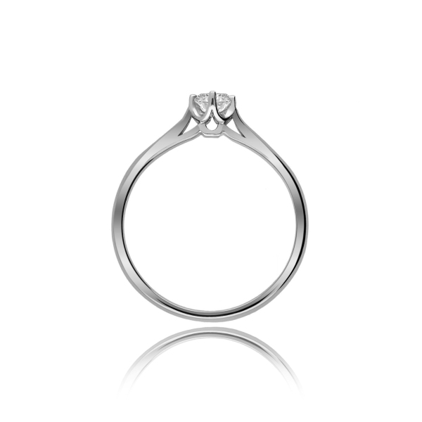 Pierścionek Złoty Z Brylantem 0,20ct RS0366