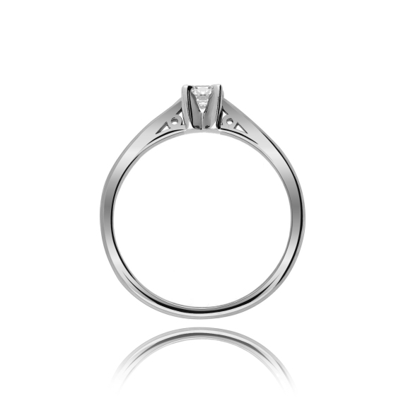 Pierścionek Złoty Z Brylantem 0,15ct RS0338BIS
