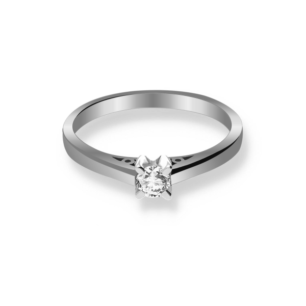 Pierścionek Złoty Z Brylantem 0,15ct RS0338BIS