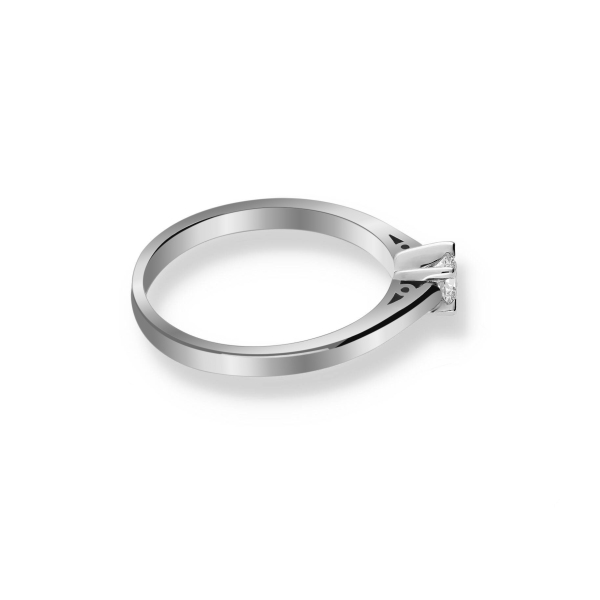 Pierścionek Złoty Z Brylantem 0,15ct RS0338BIS