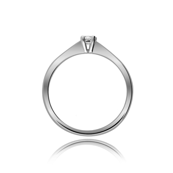 Pierścionek Złoty Z Brylantem 0,08ct RS0437