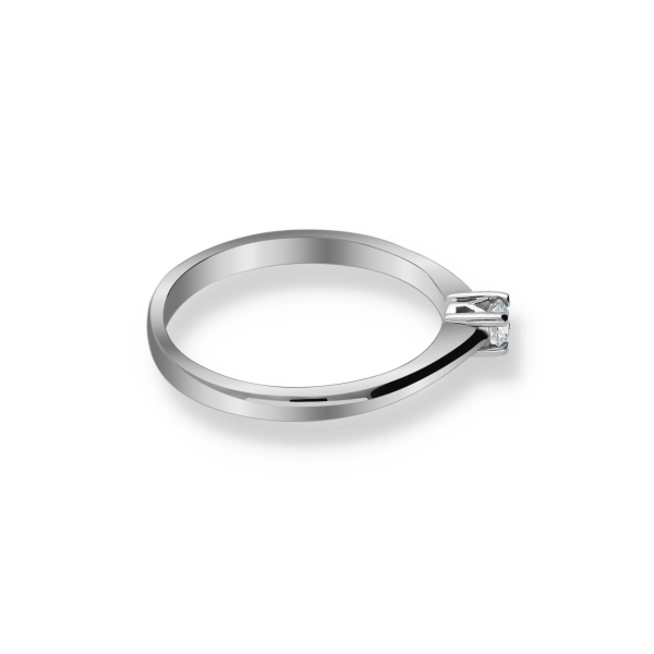 Pierścionek Złoty Z Brylantem 0,10ct RS0431