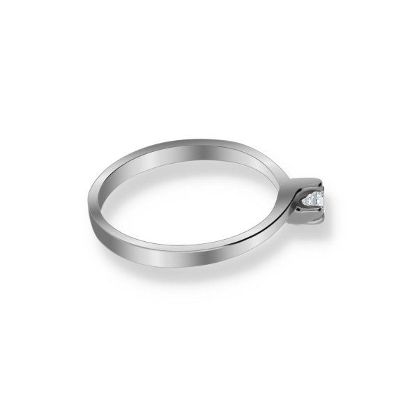 Pierścionek Złoty Z Brylantem 0,10ct RS0076