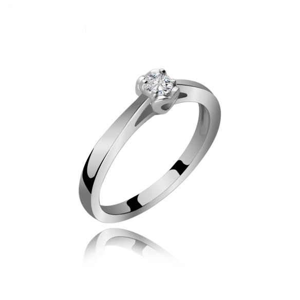 Pierścionek Złoty Z Brylantem 0,15ct RS0122