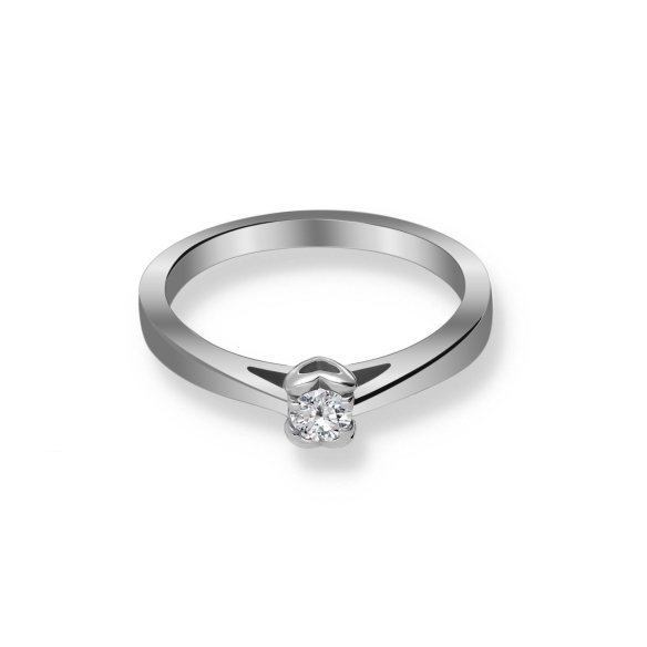 Pierścionek Złoty Z Brylantem 0,15ct RS0122