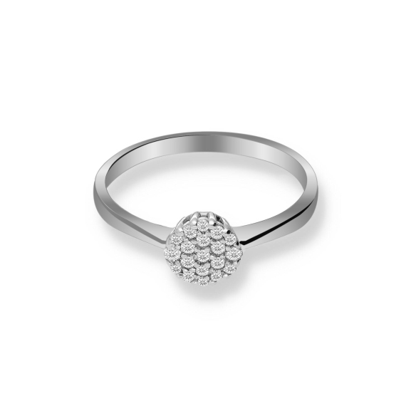 Pierścionek Złoty Z Brylantami 0,17ct RS0495