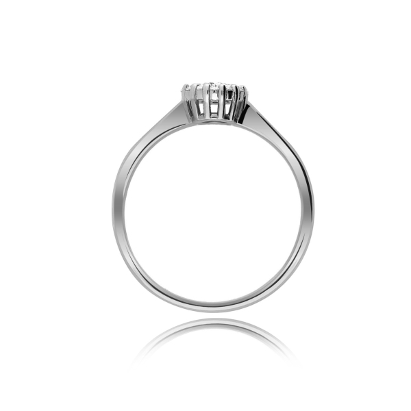 Pierścionek Złoty Z Brylantami 0,17ct RS0495