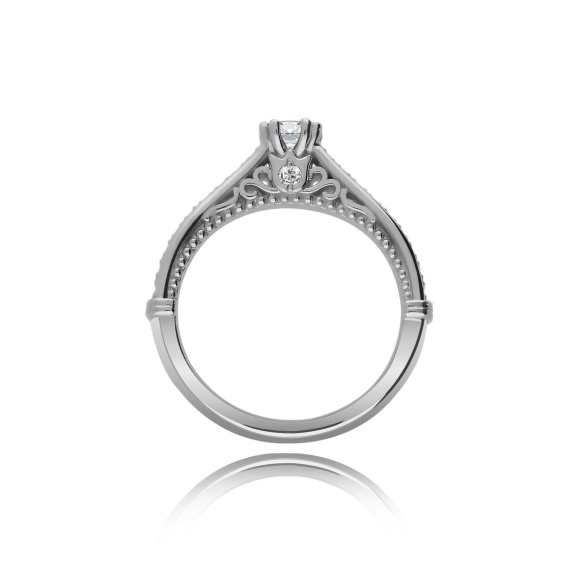 Pierścionek Złoty Z Brylantami 0,48ct RSTB30