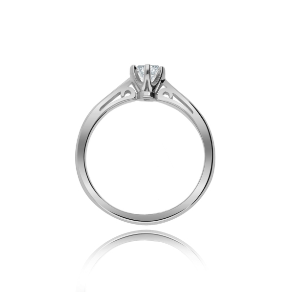 Pierścionek Złoty Z Brylantami 0,25ct RSTB50