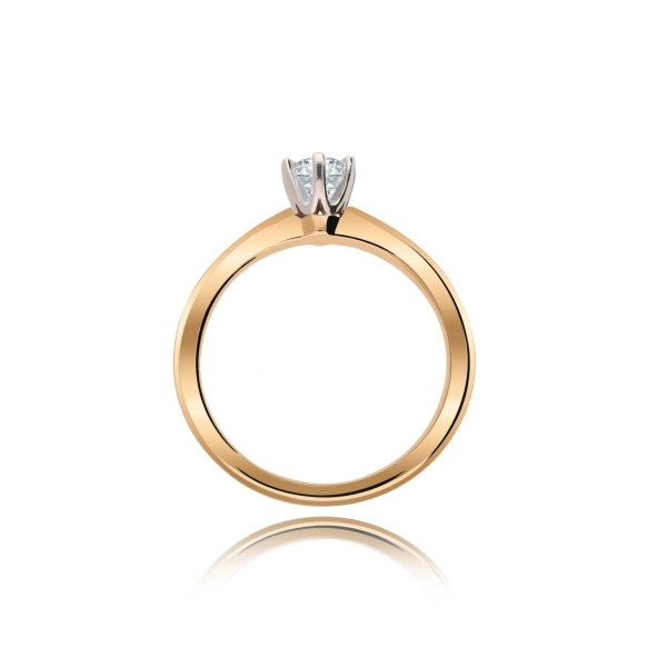 Pierścionek Złoty Z Brylantem 0,30ct RS0226