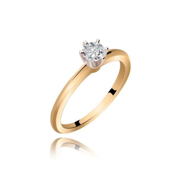 Pierścionek Złoty Z Brylantem 0,30ct RS0226
