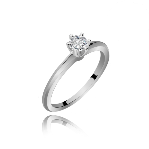Pierścionek Złoty Z Brylantem 0,30ct RS0226